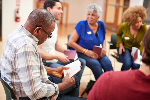 Image of focus group performed by partners of Caregiver Connect providing services for family caregivers